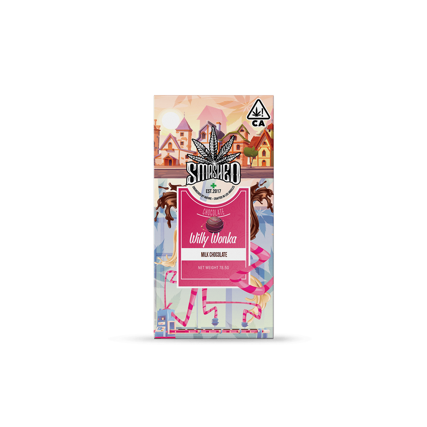 5000mg Smashed Willy Wonka Chocolate Bar - Smashed Brand -