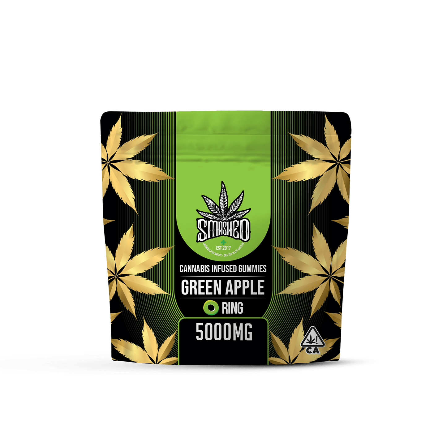 Smashed 5000mg Green Apple Rings - Smashed Brand -