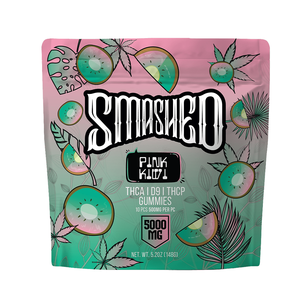 Smashed 5000mg THCA Pink Kiwi - Smashed Brand -