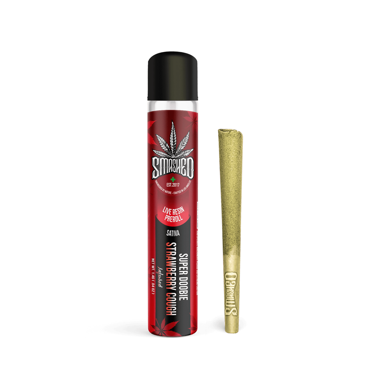 Super Doobie Strawberry Cough (Sativa) - Smashed Brand -