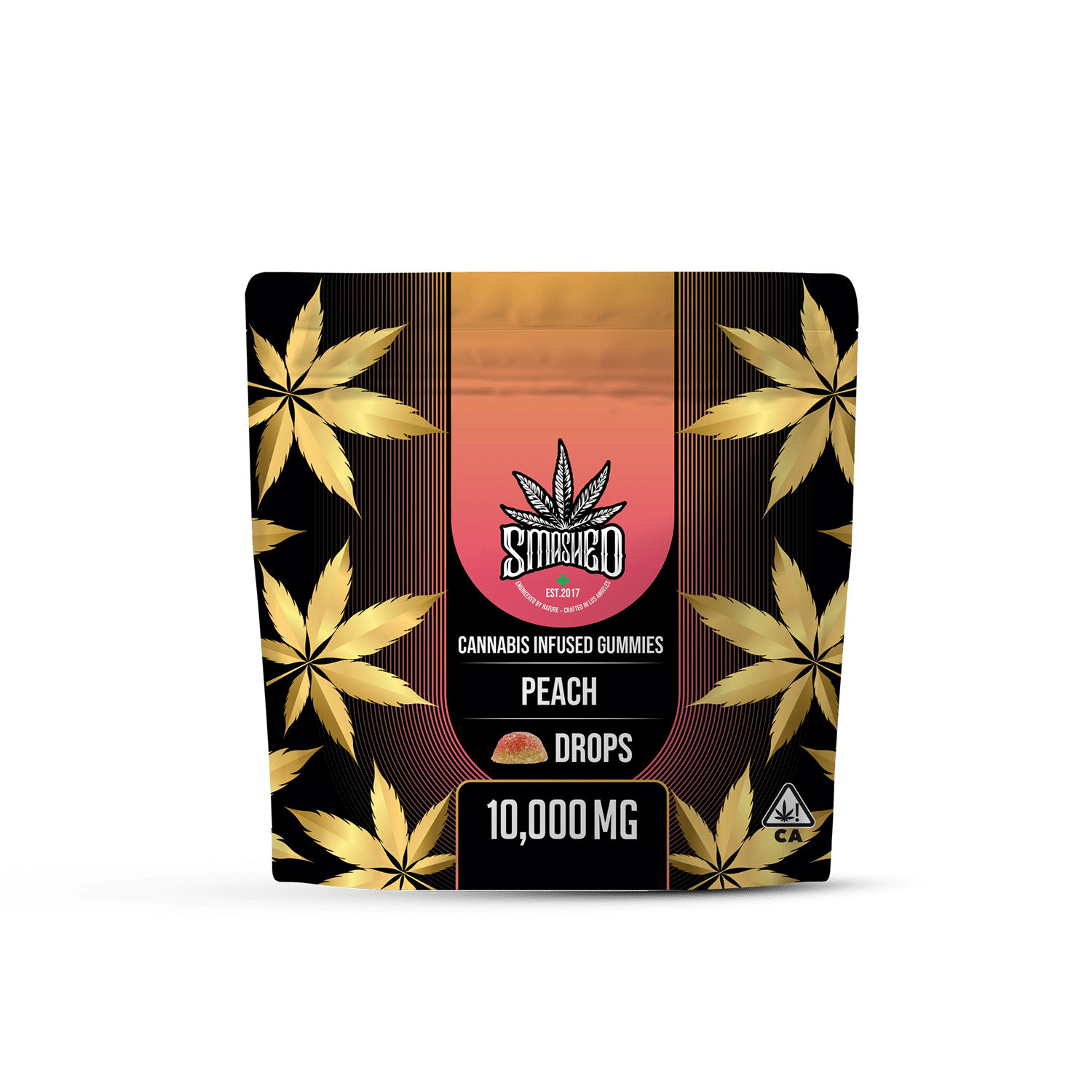 10,000mg Smashed Peach Drops - Smashed Brand - 