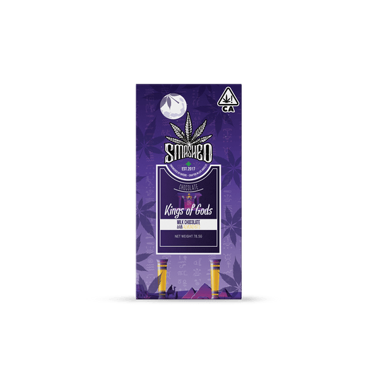 5000mg Smashed Kings Of Gods Chocolate Bar - Smashed Brand - 
