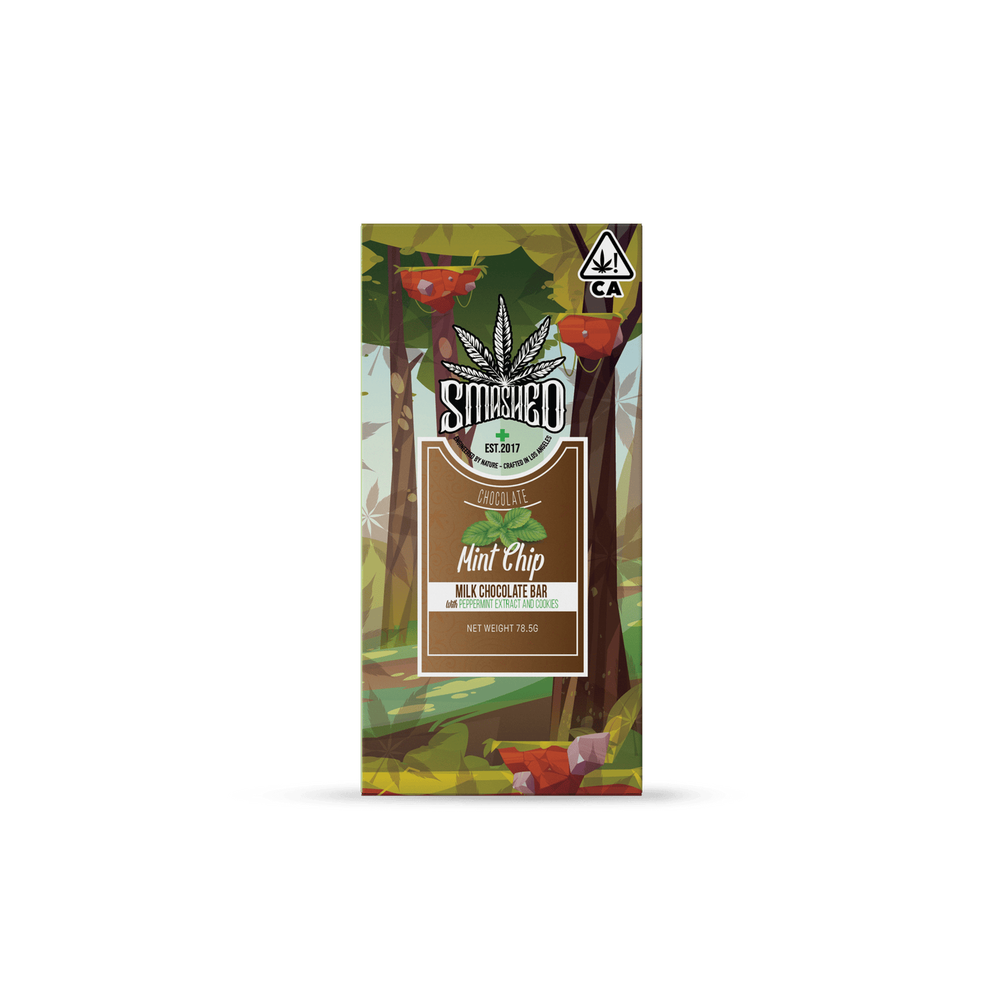 5000mg Smashed Mint Chip Chocolate Bar - Smashed Brand - 