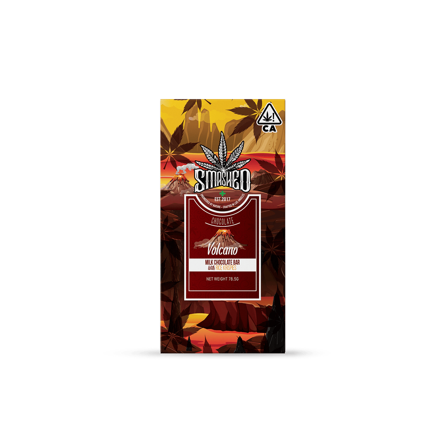 5000mg Smashed Volcano Chocolate Bar - Smashed Brand - 