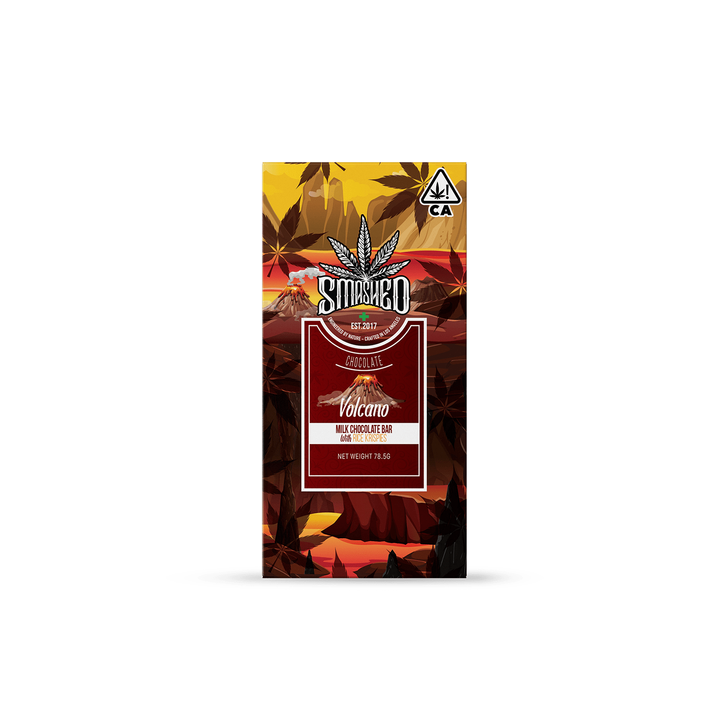 5000mg Smashed Volcano Chocolate Bar - Smashed Brand - 