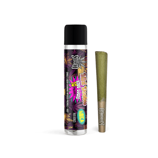 Mini Doobie Liquid Diamond King Louis Preroll (Indica) - Smashed Brand - 