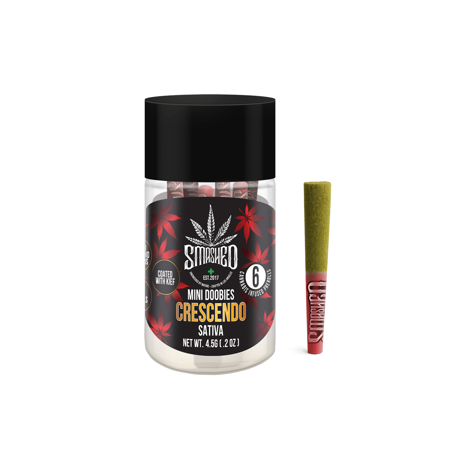 Mini Doobies Liquid Diamond Crescendo (Sativa) 6 Pack - Smashed Brand - 