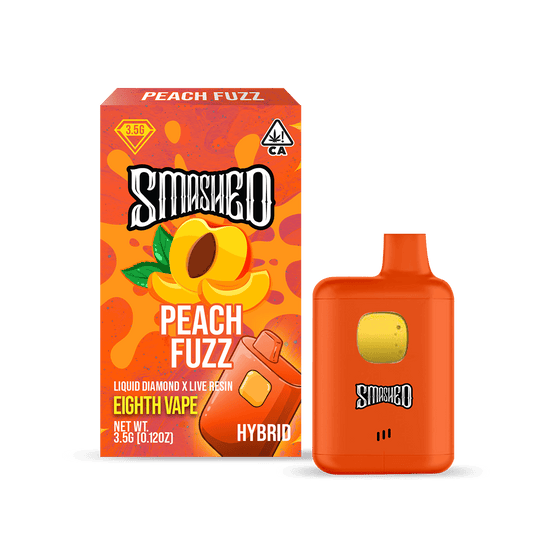 Smashed 3.5g Peach Fuzz LD x LR Disposable (Hybrid) - Smashed Brand - 