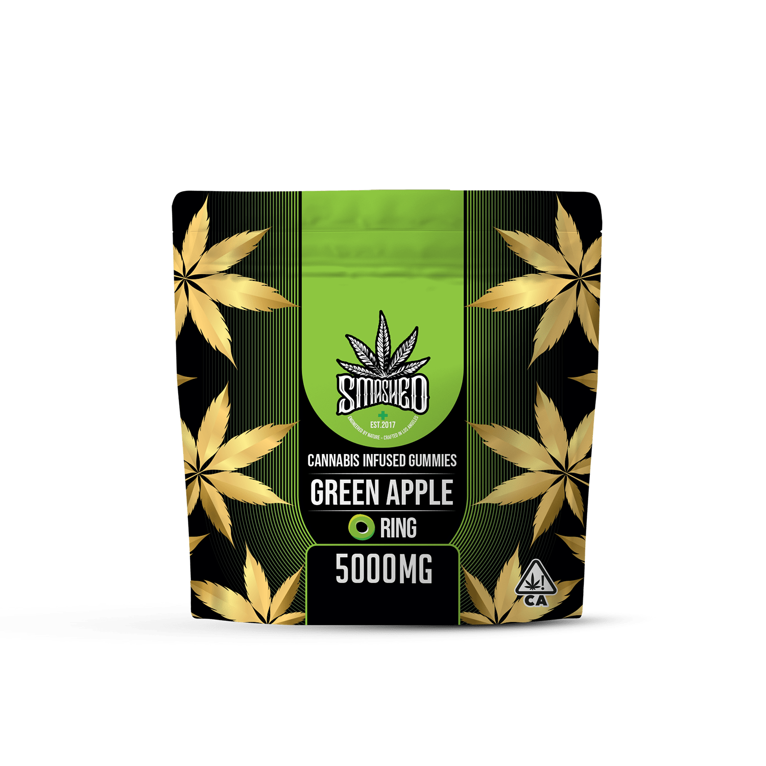 Smashed 5000mg Green Apple Rings - Smashed Brand - 