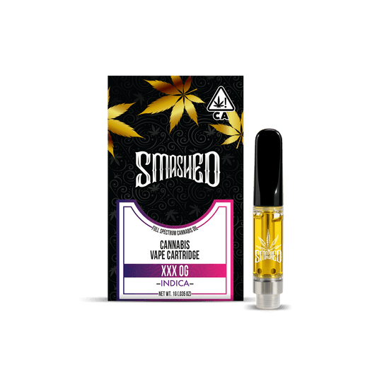 Smashed Cartridge 1G XXX OG (Indica) - Smashed Brand - 