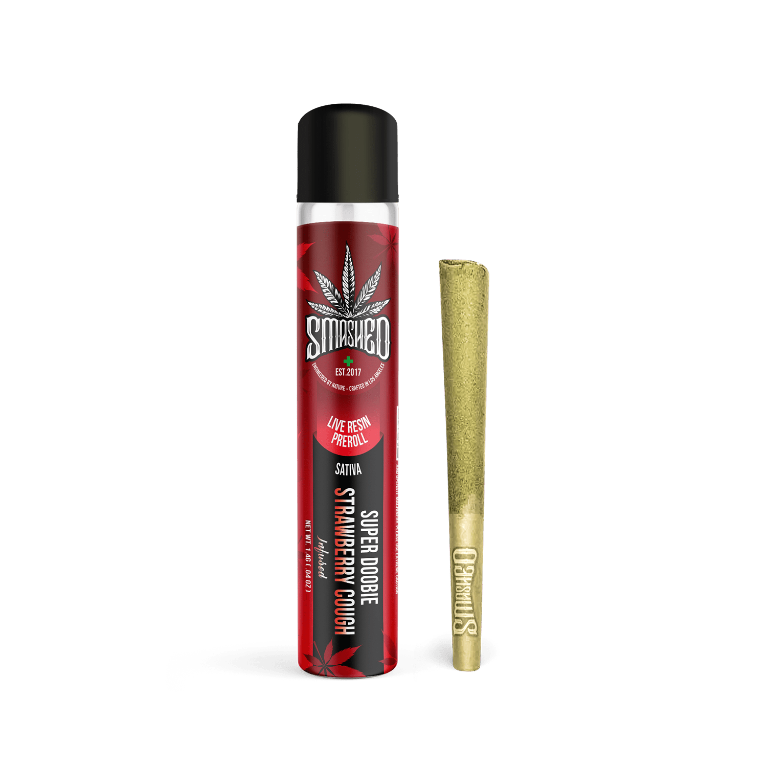 Super Doobie Strawberry Cough (Sativa) - Smashed Brand - 